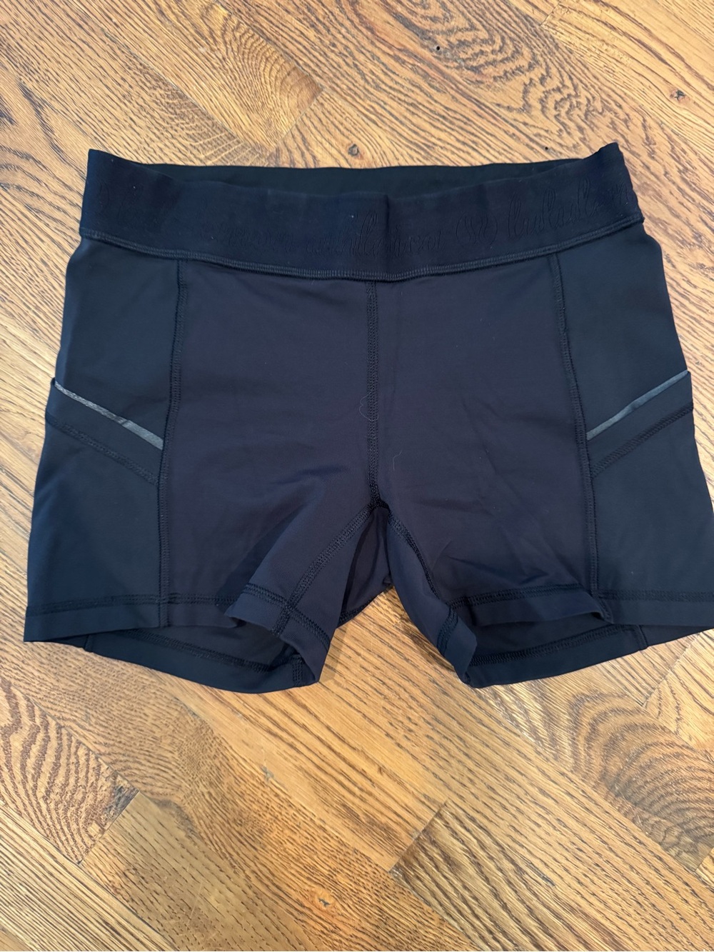 lululemon athletica Black Compression Bike Shorts